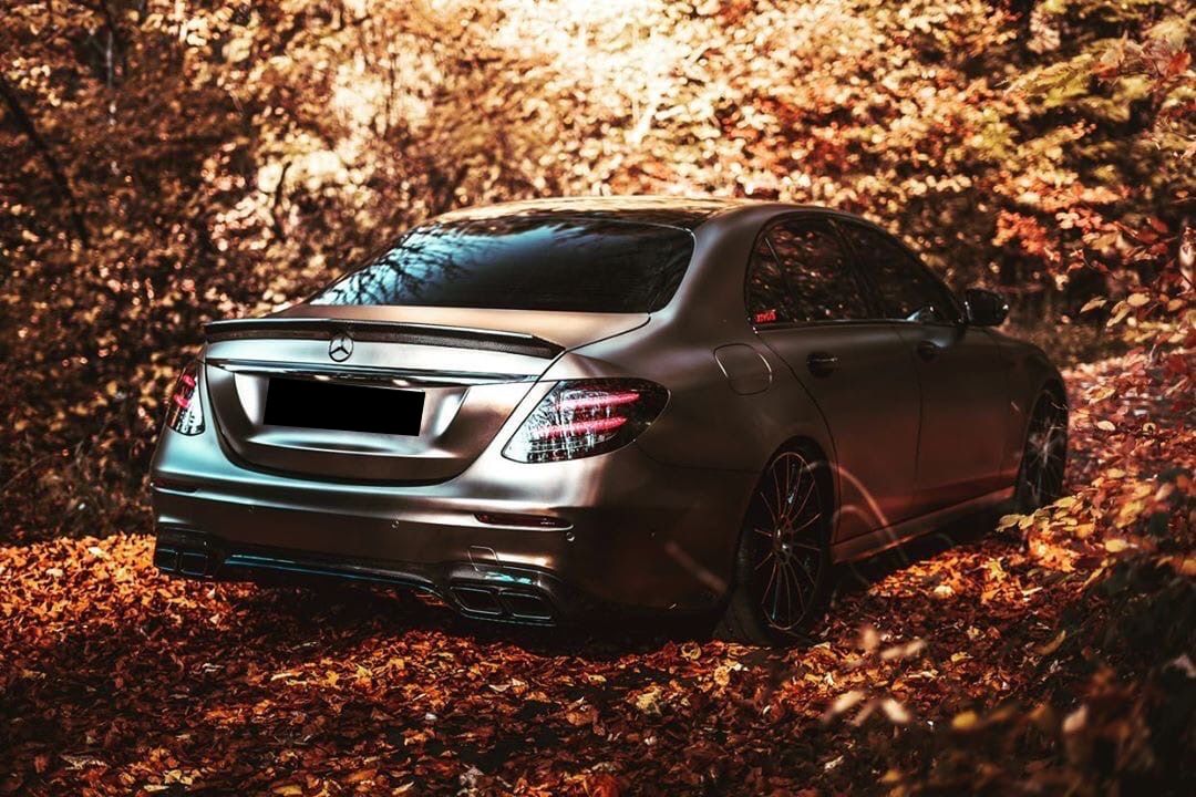 Оклейка пленкой Mercedes цвет matte metallic ECH17 Bond gold 2