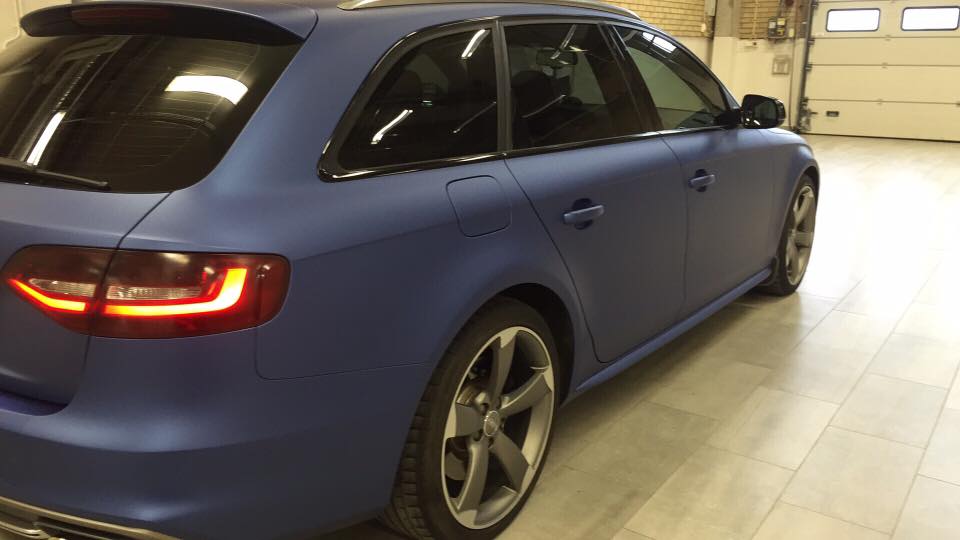 Оклейка пленкой 3M 2080-M217 (Matte Slate Blue Metallic)