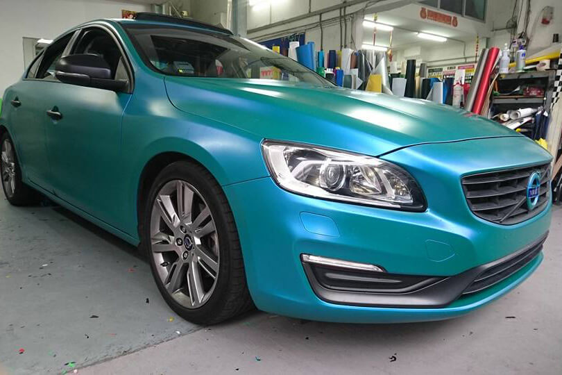 Оклейка пленкой 3M 1080-SР276 (Satin Flip Caribbean Shimmer)