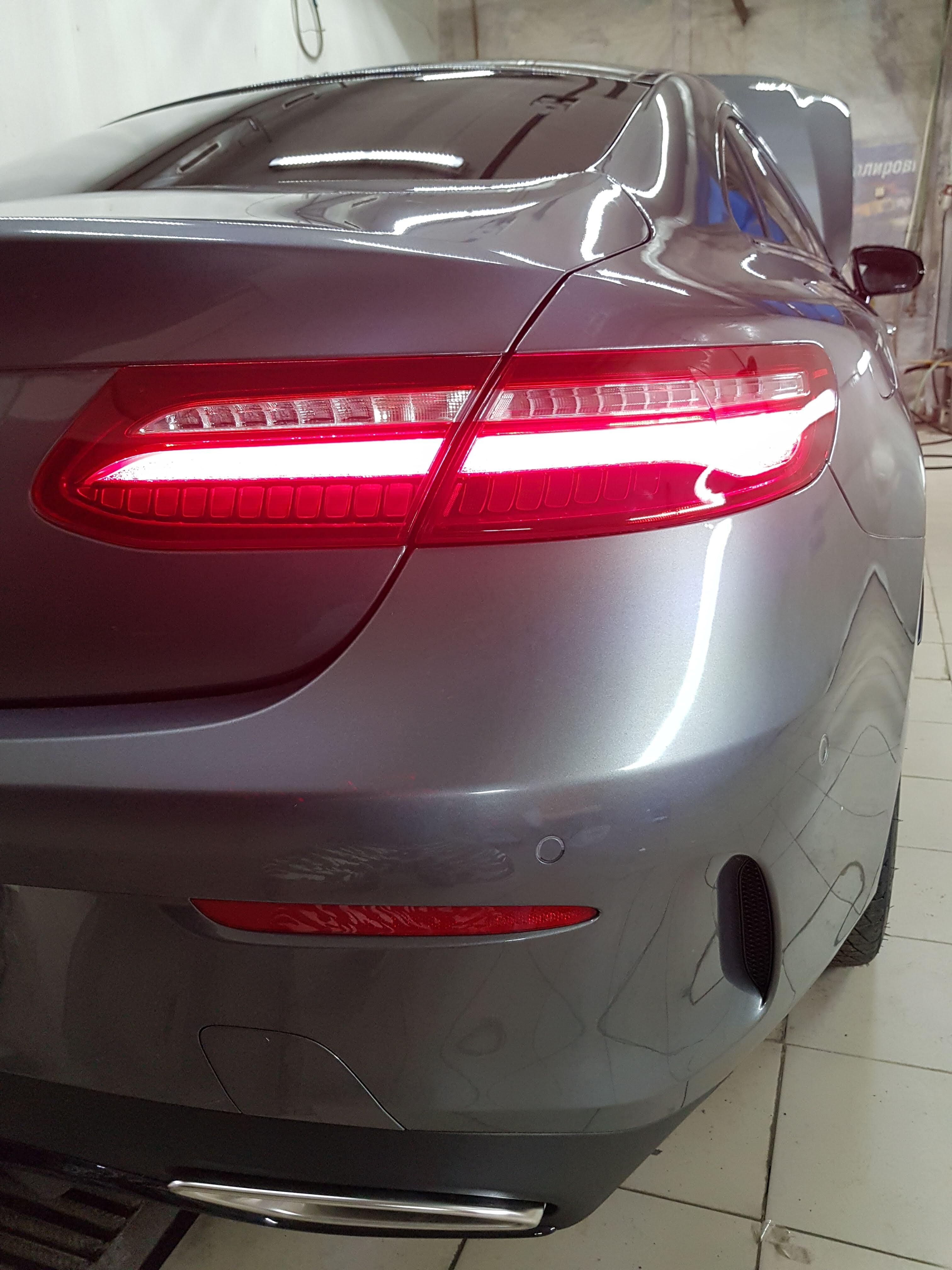 Оклейка защитной пленкой Mercedes E Coupe