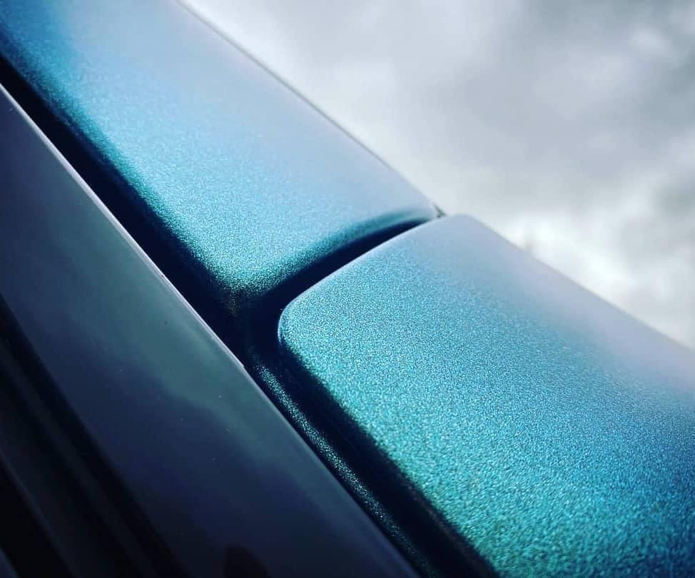Оклейка пленкой BMW цвет matte metallic-ЕСН19 Forest green
